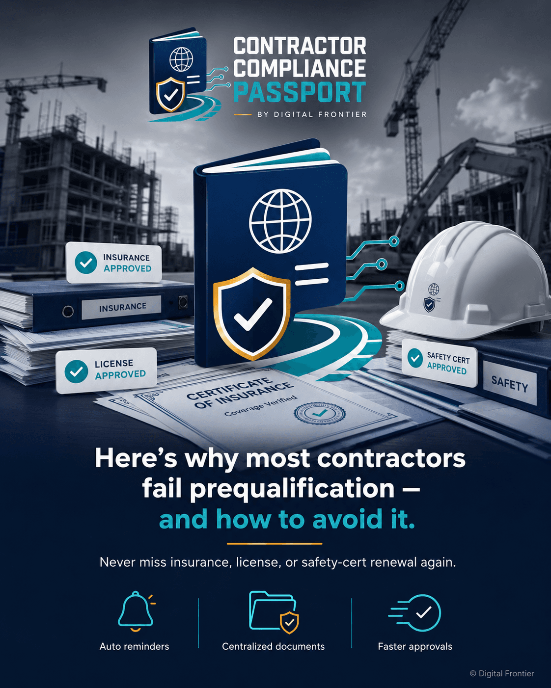 Contractor prequalification approval and renewal poster
